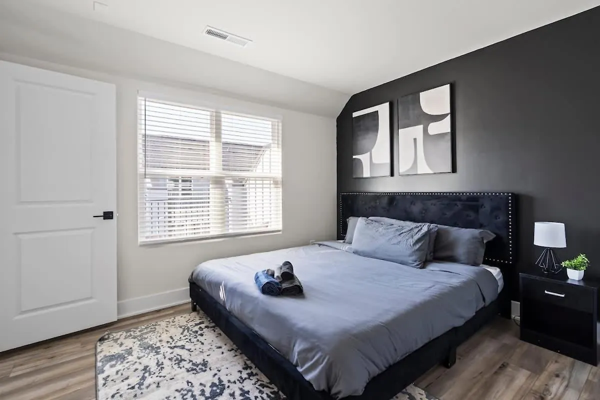 Luxurious King 3Br Townhouse Mins To Uptown Clt! Villa Charlotte 0*,  United States